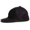 casquette cuir noir